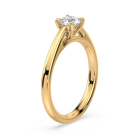 Pure Elegance Solitaire Diamond Ring