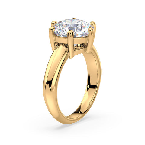 Timeless Round Diamond Solitaire Ring