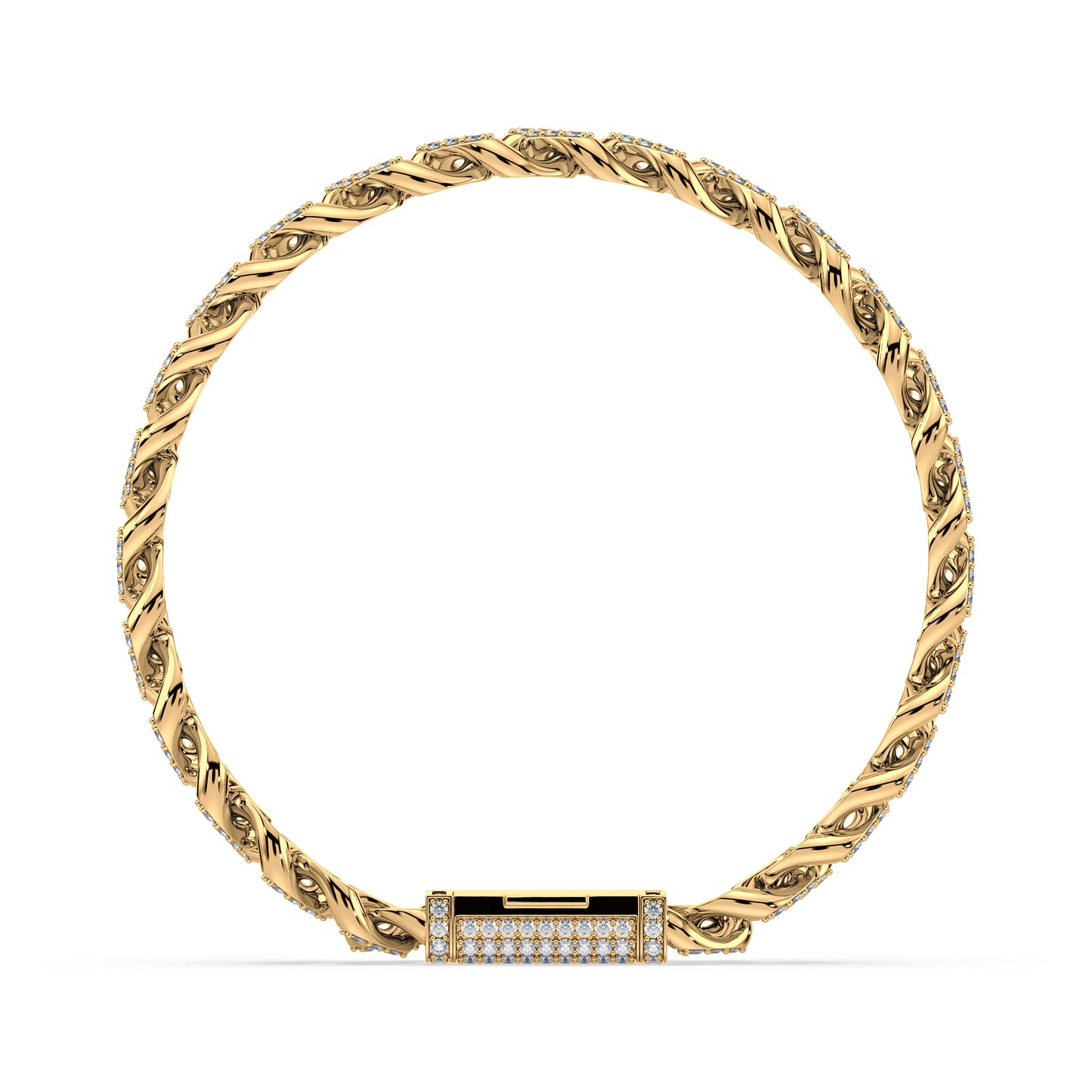 Luxurious Gold Cuban Link Bracelet