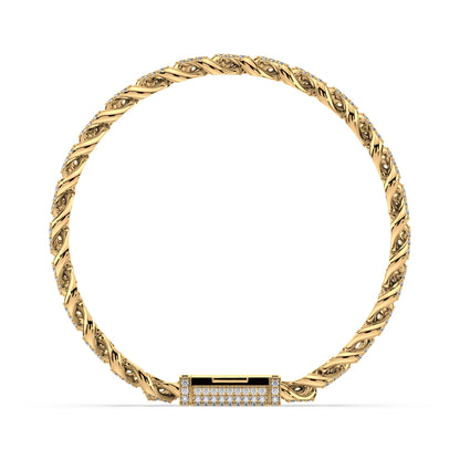 Luxurious Gold Cuban Link Bracelet