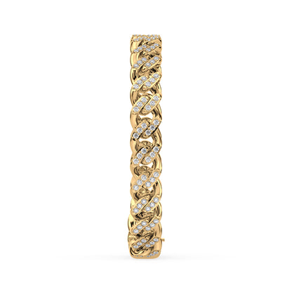 Luxurious Gold Cuban Link Bracelet