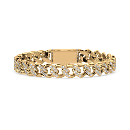 Luxurious Gold Cuban Link Bracelet