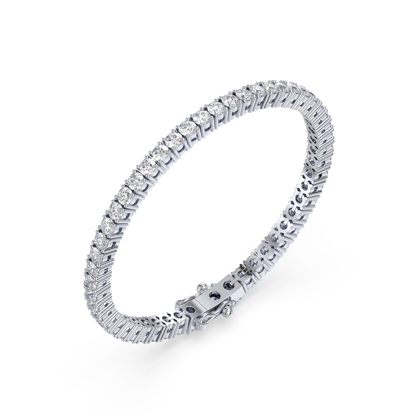 Radiant Line Diamond Bracelet