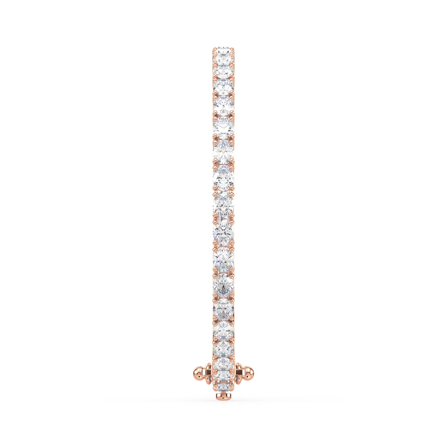 Golden Elegance Diamond Tennis Bracelet