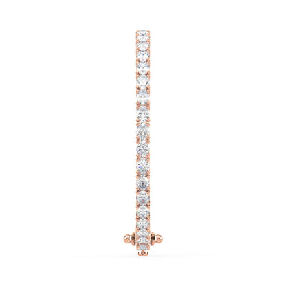 Golden Elegance Diamond Tennis Bracelet