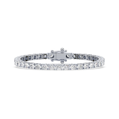 Golden Elegance Diamond Tennis Bracelet