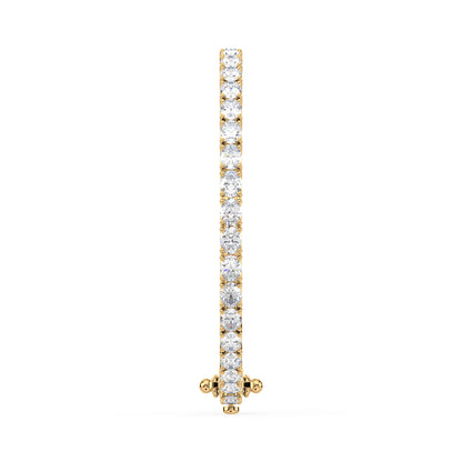 Golden Elegance Diamond Tennis Bracelet