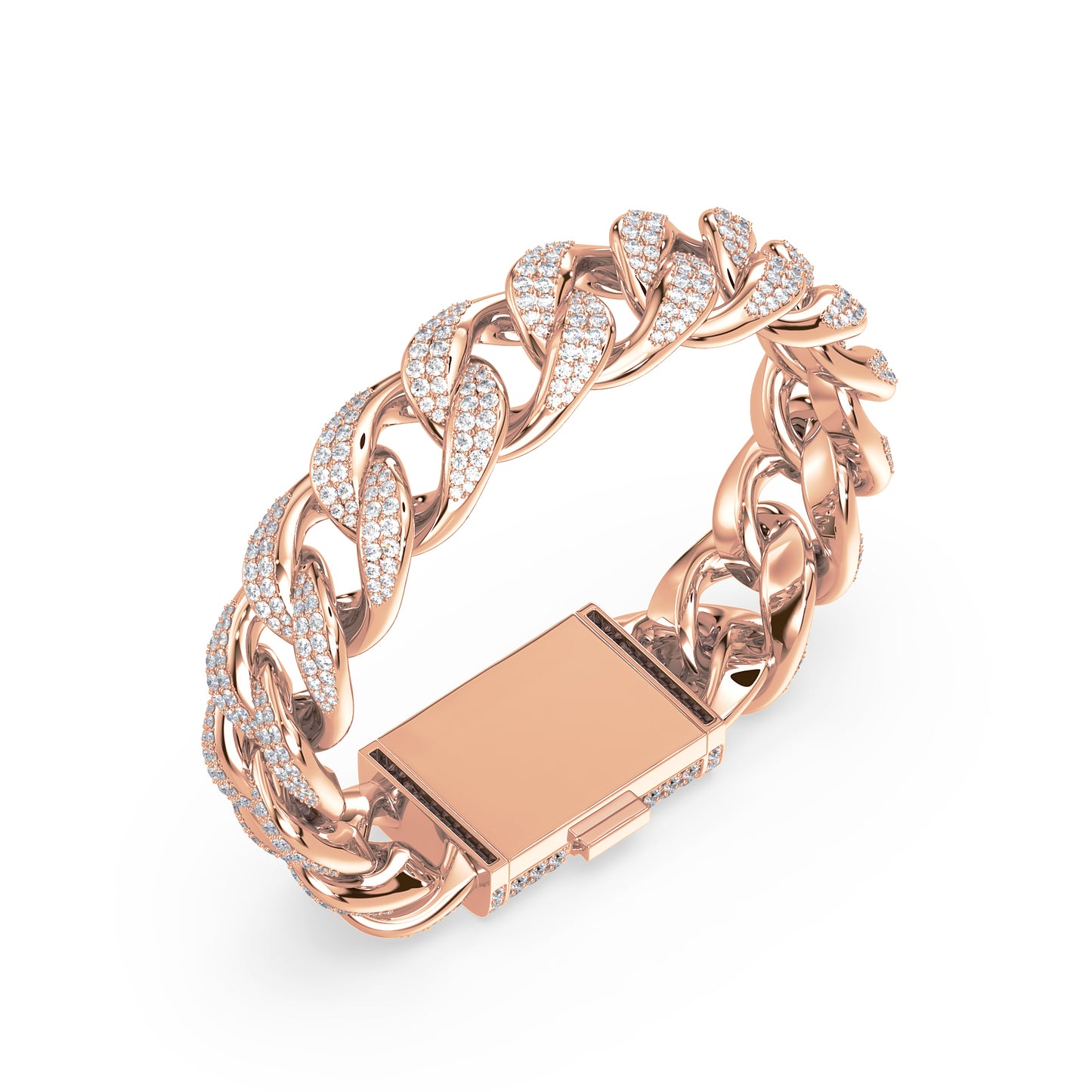 Majestic Diamond Cuban Bracelet