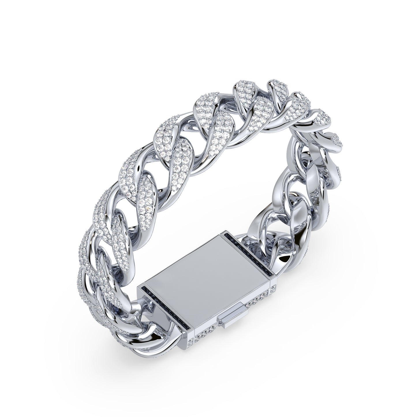 Majestic Diamond Cuban Bracelet