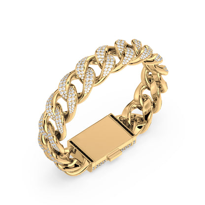 Majestic Diamond Cuban Bracelet