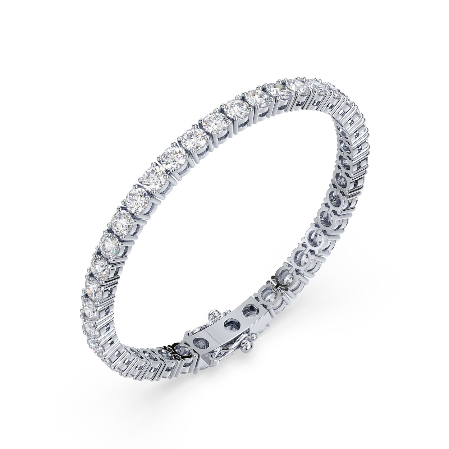 Luminous Harmony Diamond Tennis Bracelet
