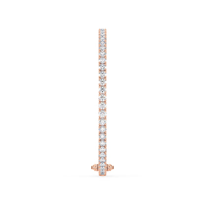 Golden Radiance Diamond Tennis Bracelet