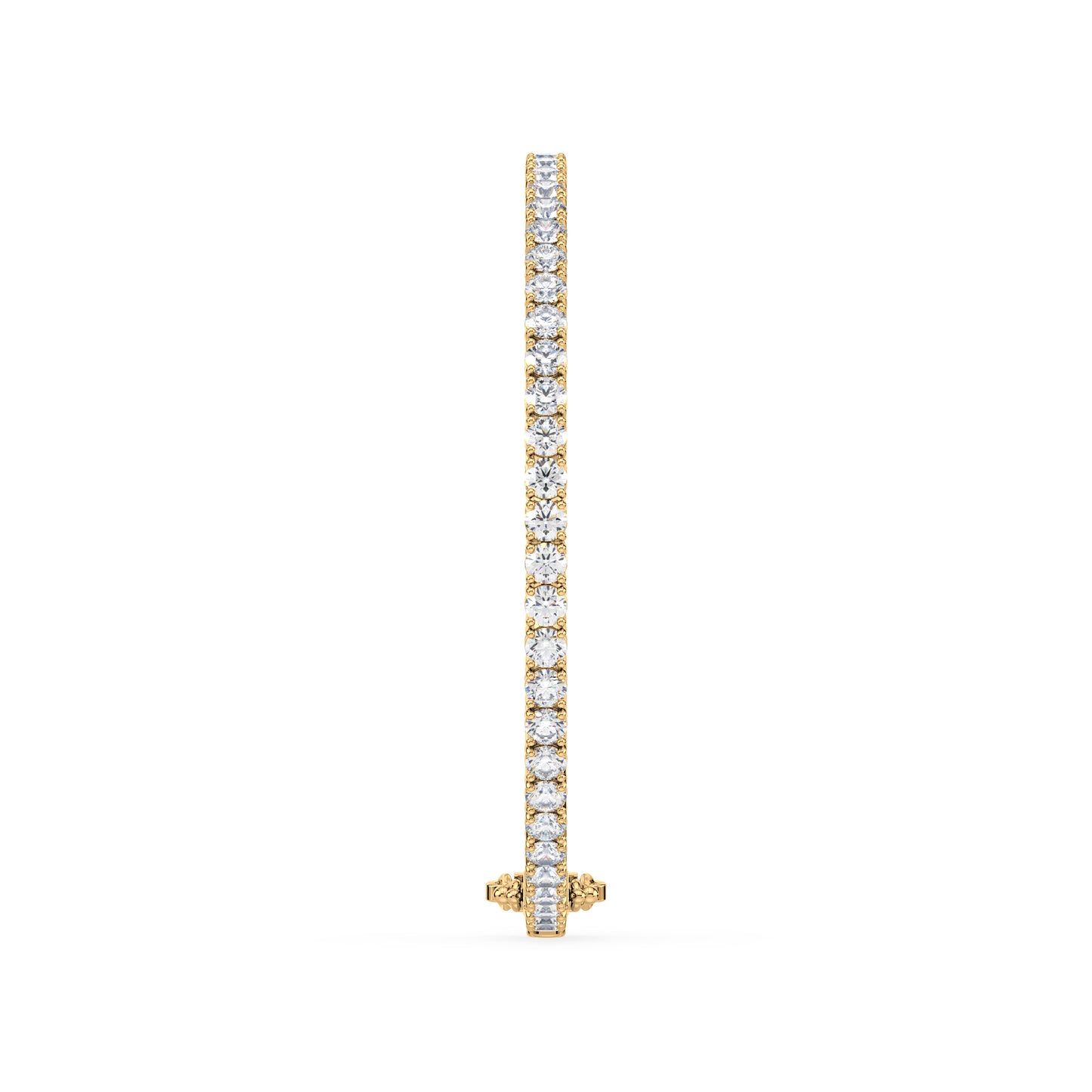 Golden Radiance Diamond Tennis Bracelet