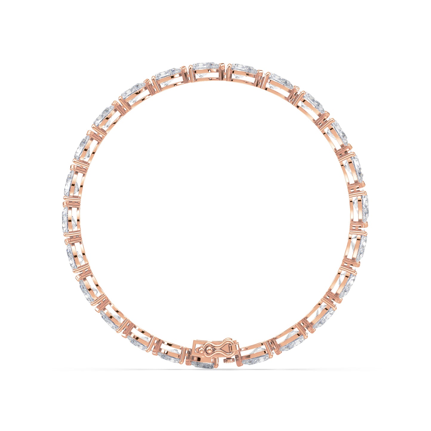 Pear-Shaped Radiance Tennis Bracelet