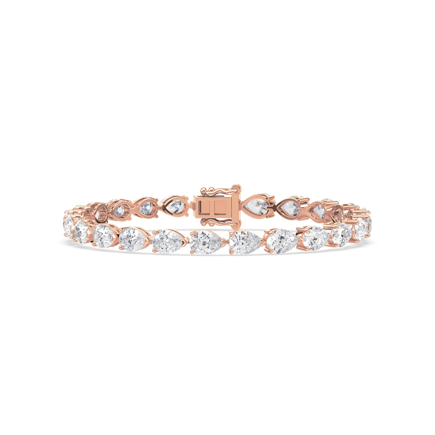 Pear-Shaped Radiance Tennis Bracelet