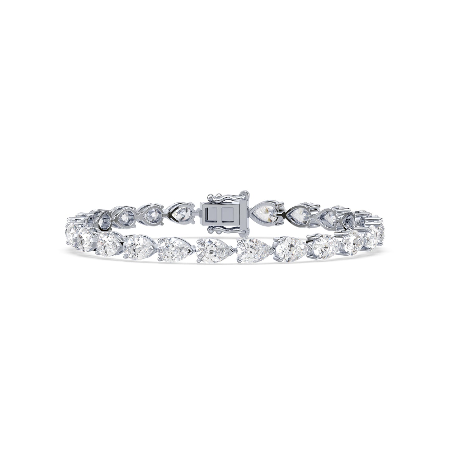 Pear-Shaped Radiance Tennis Bracelet