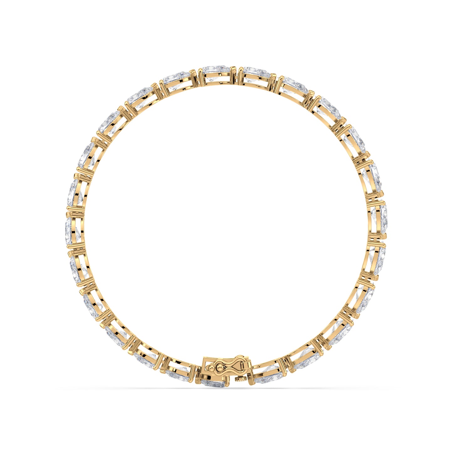 Pear-Shaped Radiance Tennis Bracelet