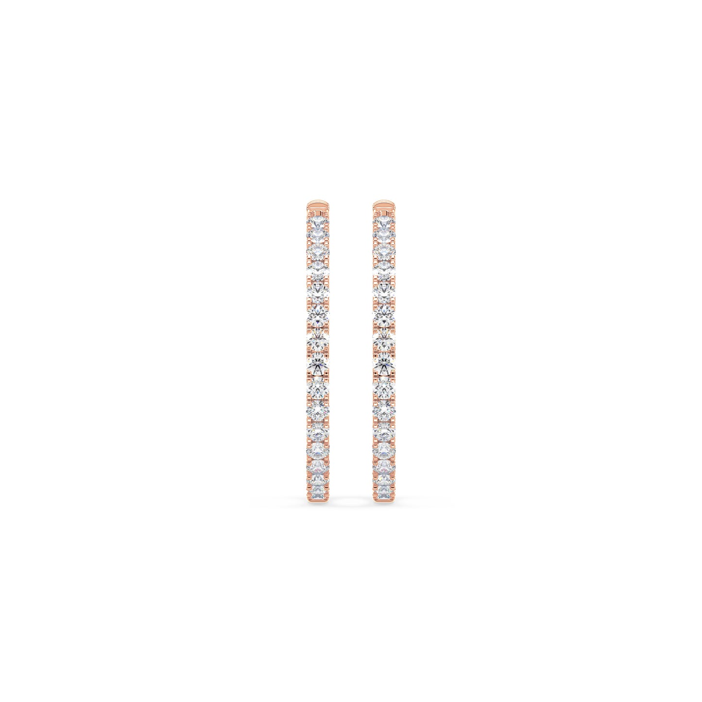 Diamond Hoop Earrings