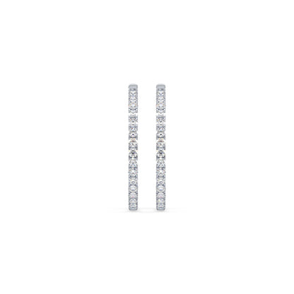 Diamond Hoop Earrings
