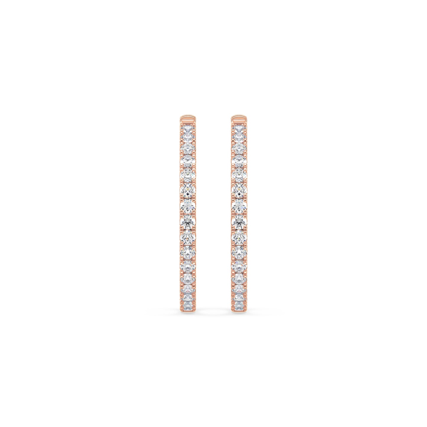 Contemporary Diamond Hoops