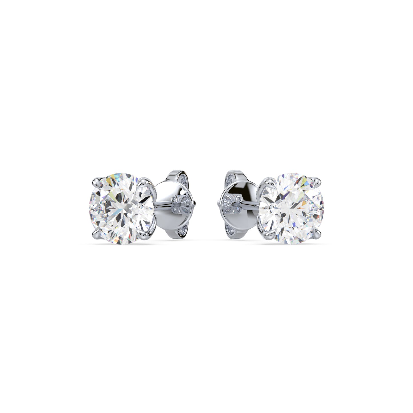 Rose Gold Diamond Studs