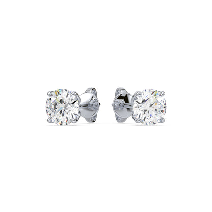 Rose Gold Diamond Studs