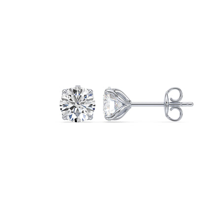 Rose Gold Diamond Studs