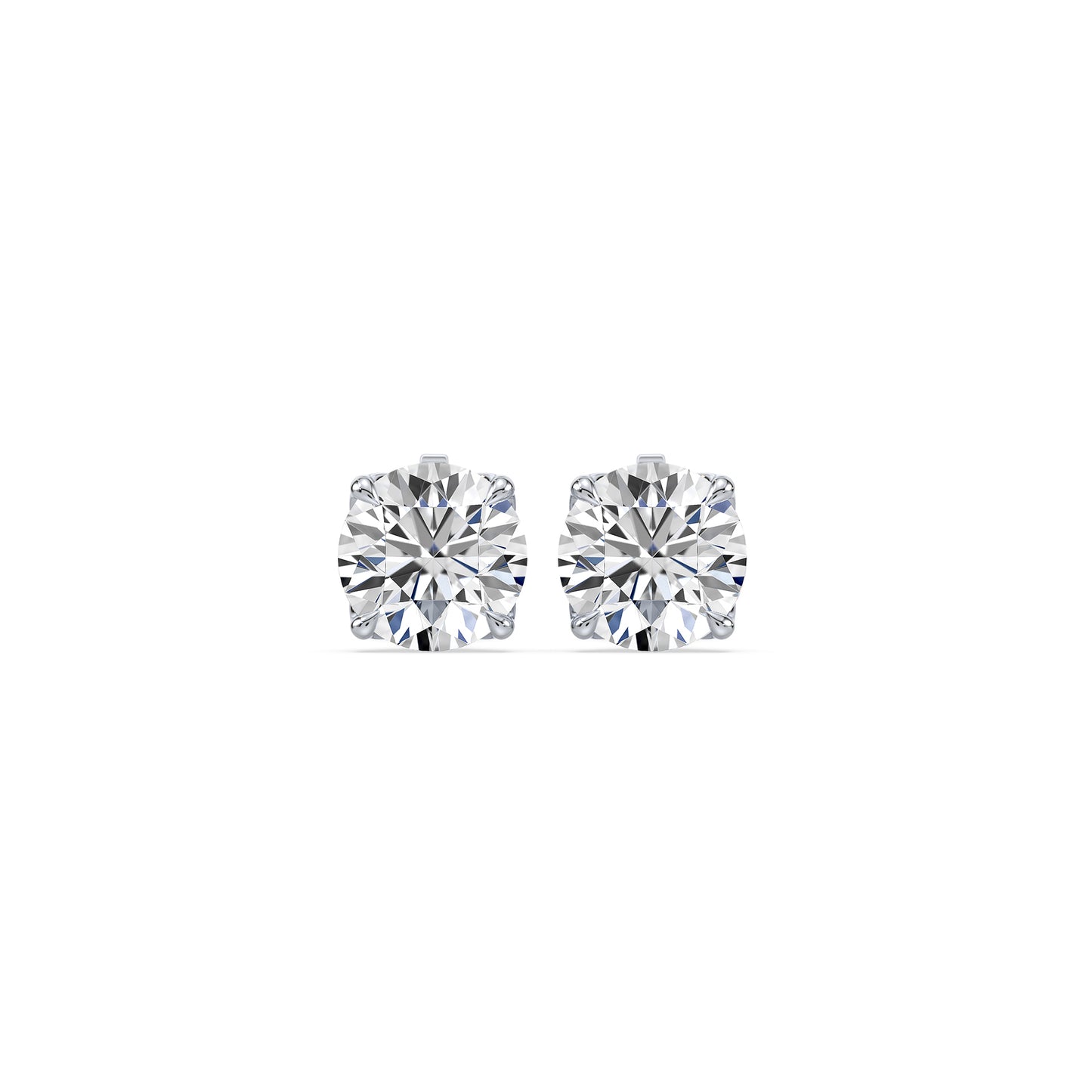 Rose Gold Diamond Studs