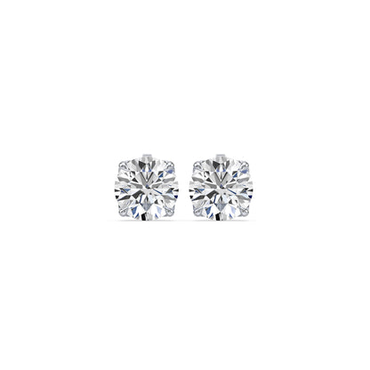 Rose Gold Diamond Studs