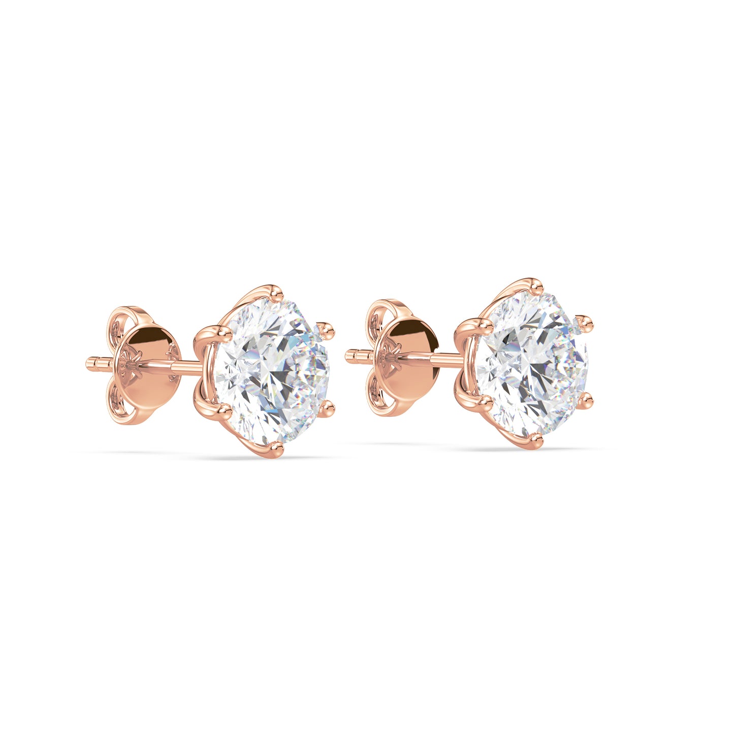 Round Brilliant Diamond Studs