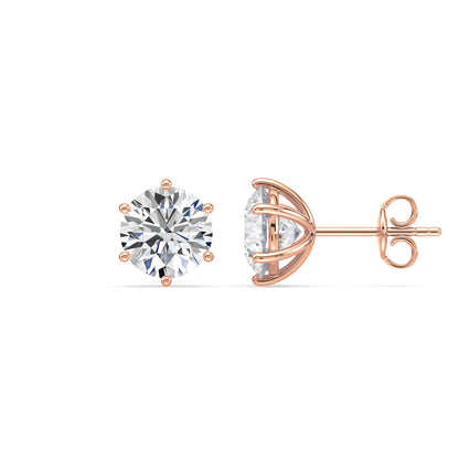 Round Brilliant Diamond Studs