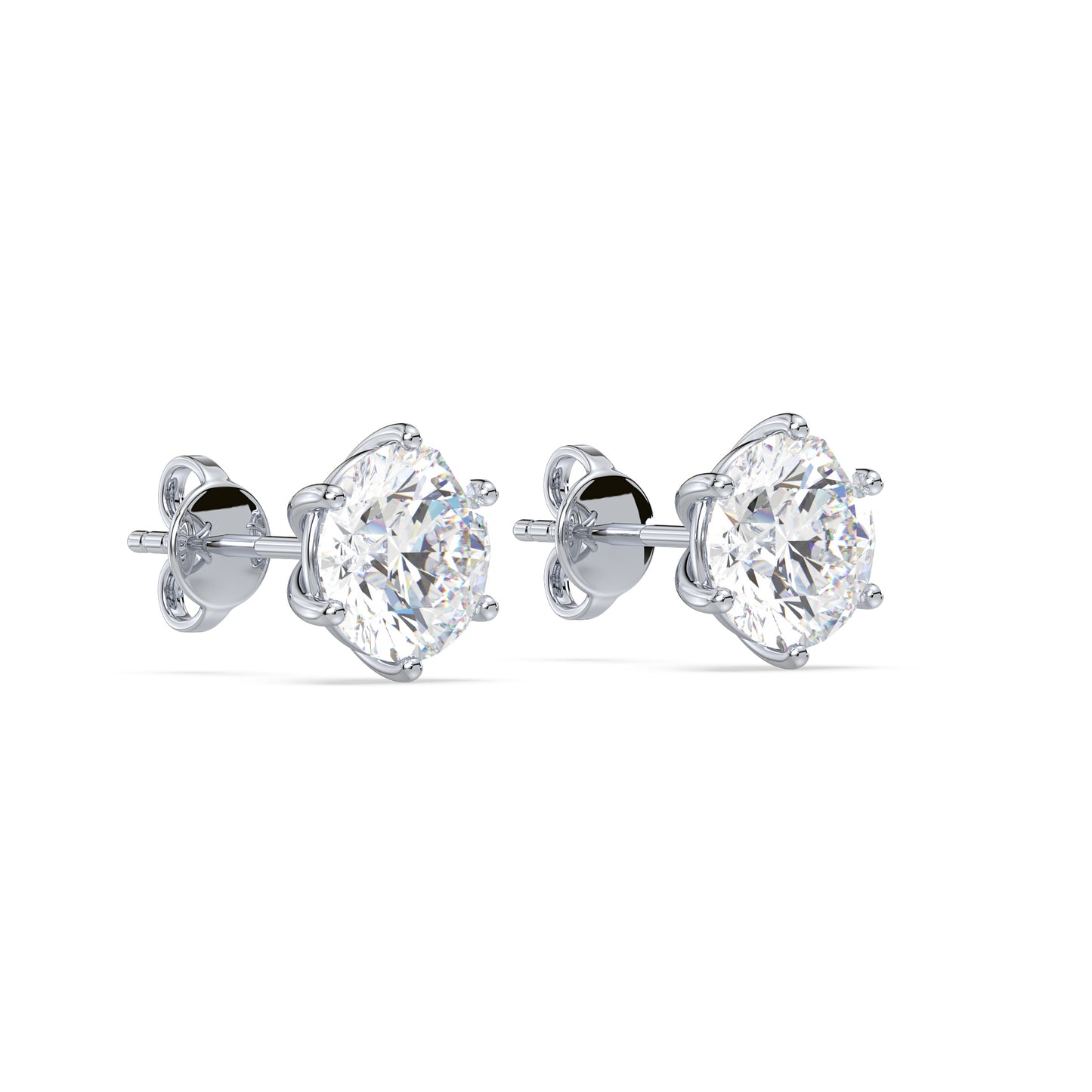 Round Brilliant Diamond Studs