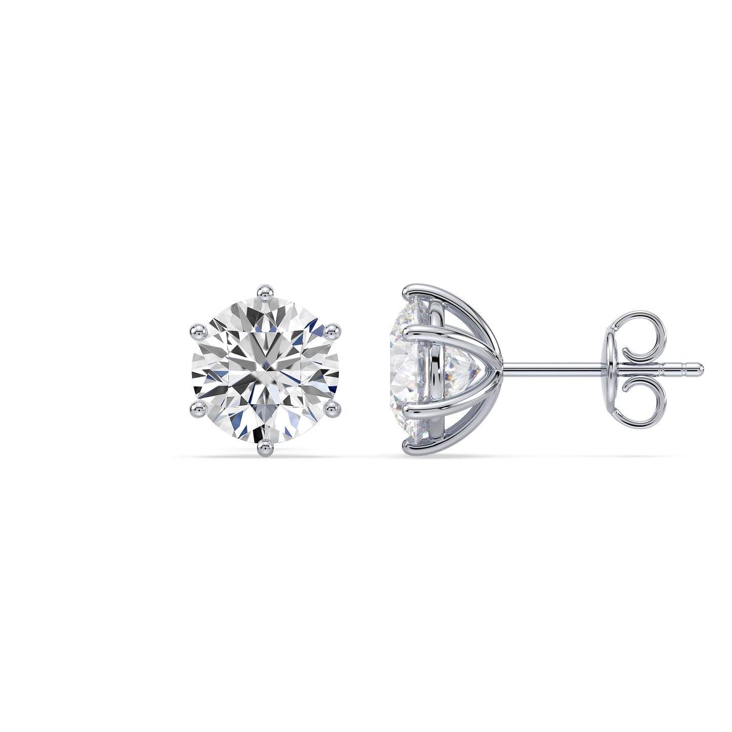 Round Brilliant Diamond Studs