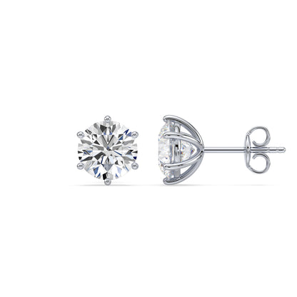 Round Brilliant Diamond Studs