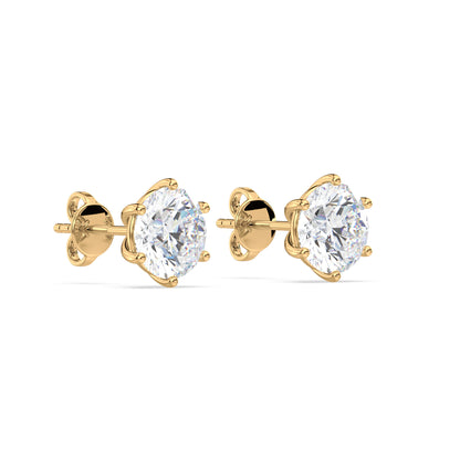 Round Brilliant Diamond Studs