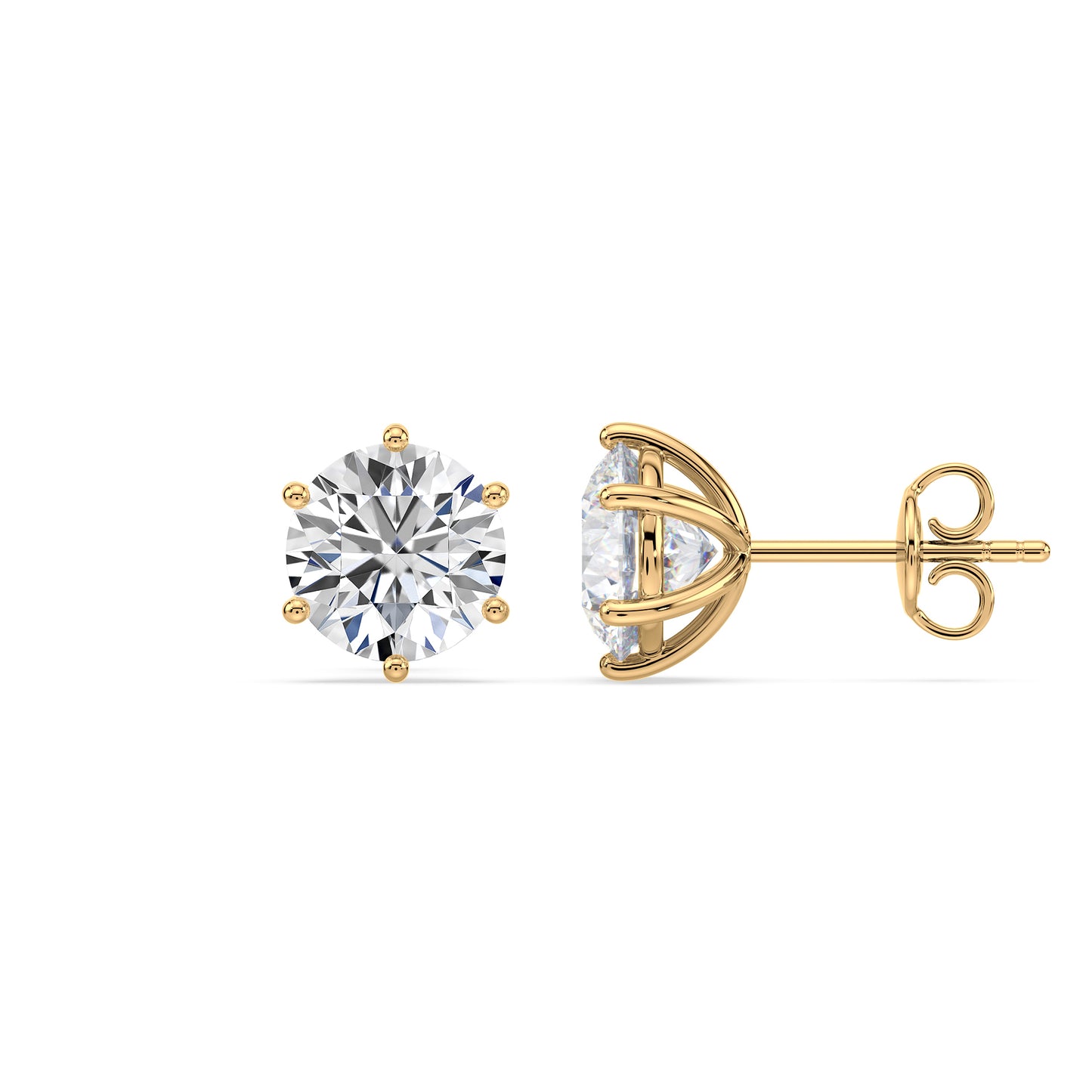 Round Brilliant Diamond Studs