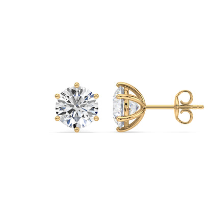 Round Brilliant Diamond Studs