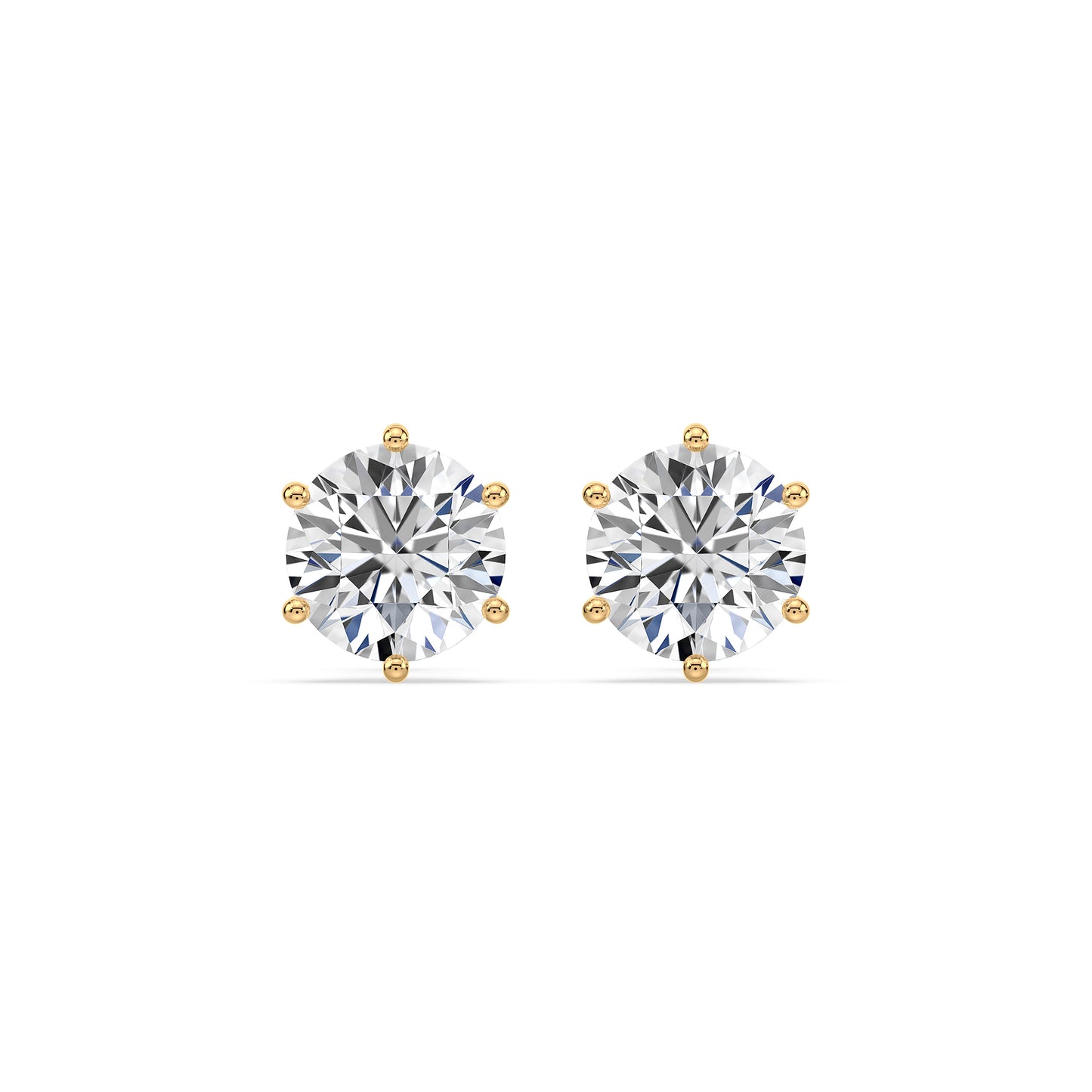 Round Brilliant Diamond Studs