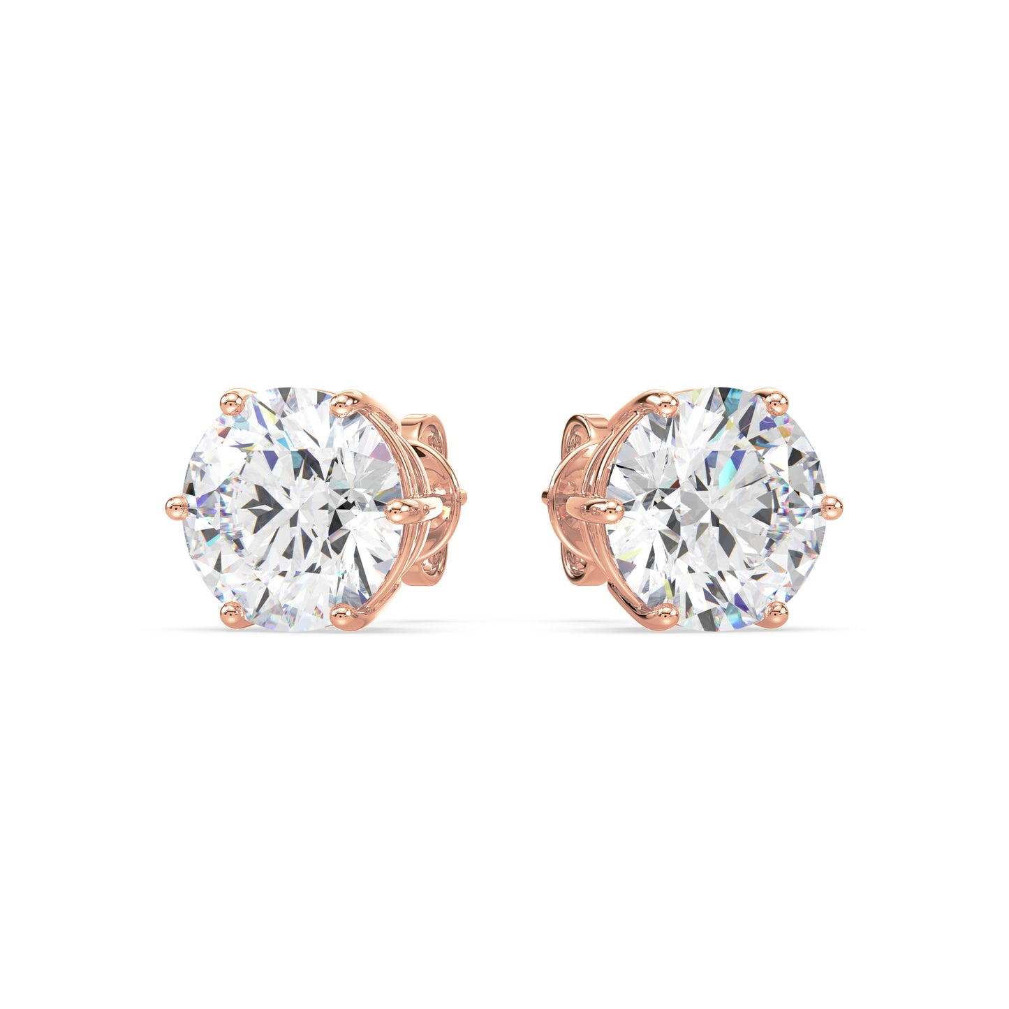 Classic Round Diamond Studs