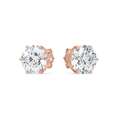 Classic Round Diamond Studs