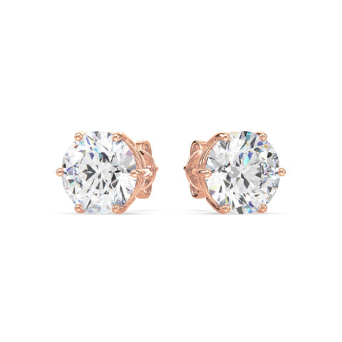 Classic Round Diamond Studs