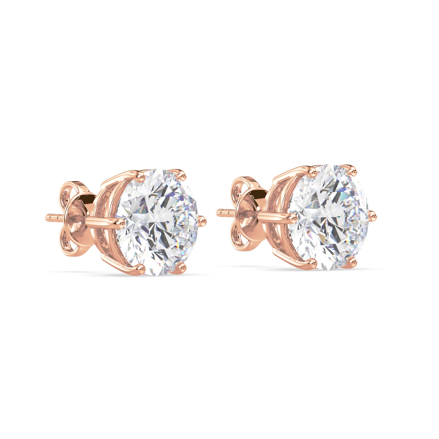 Classic Round Diamond Studs
