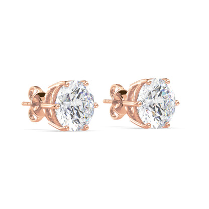 Classic Round Diamond Studs