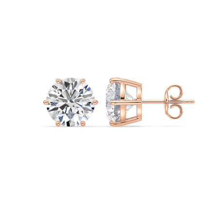 Classic Round Diamond Studs