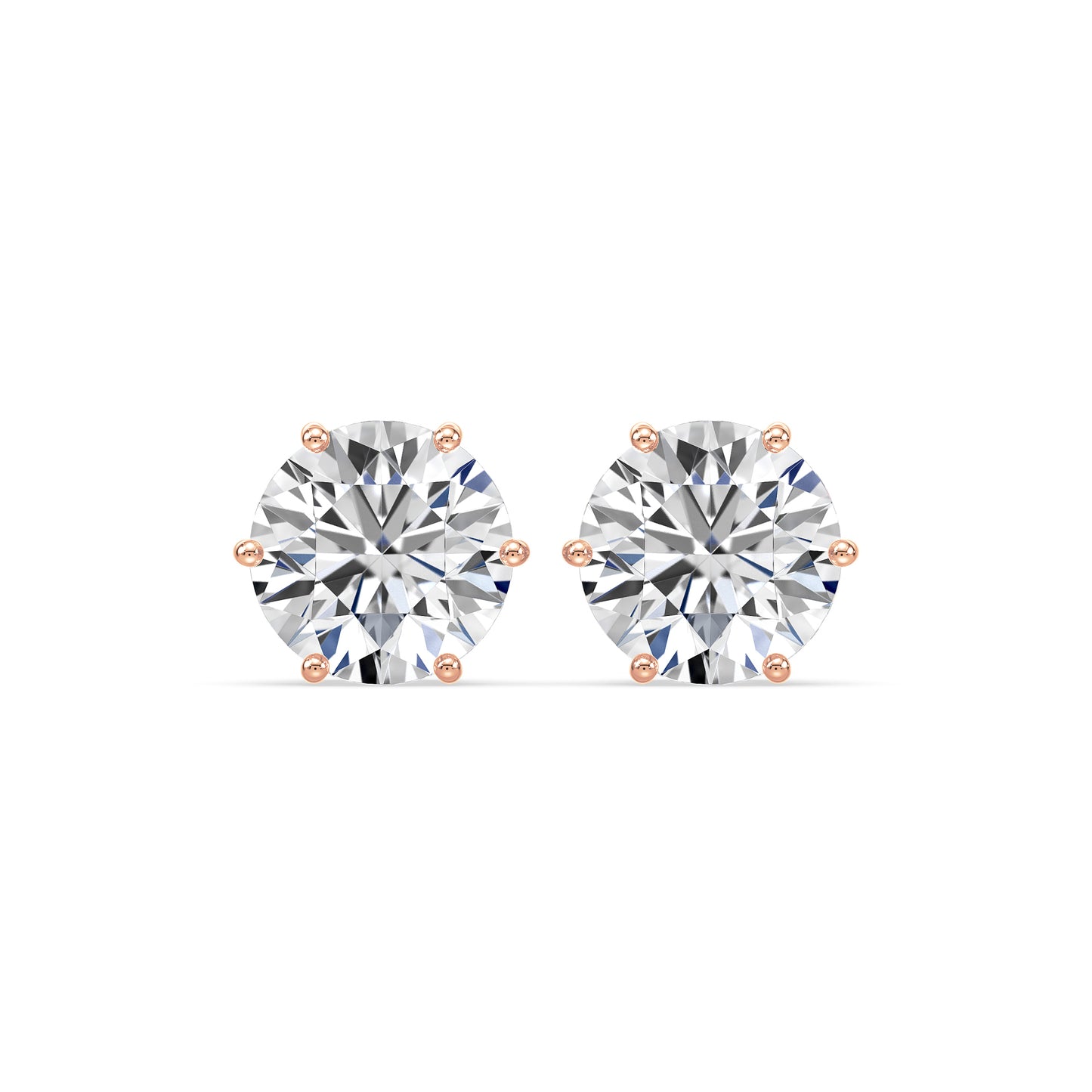 Classic Round Diamond Studs