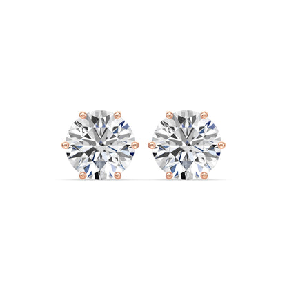 Classic Round Diamond Studs