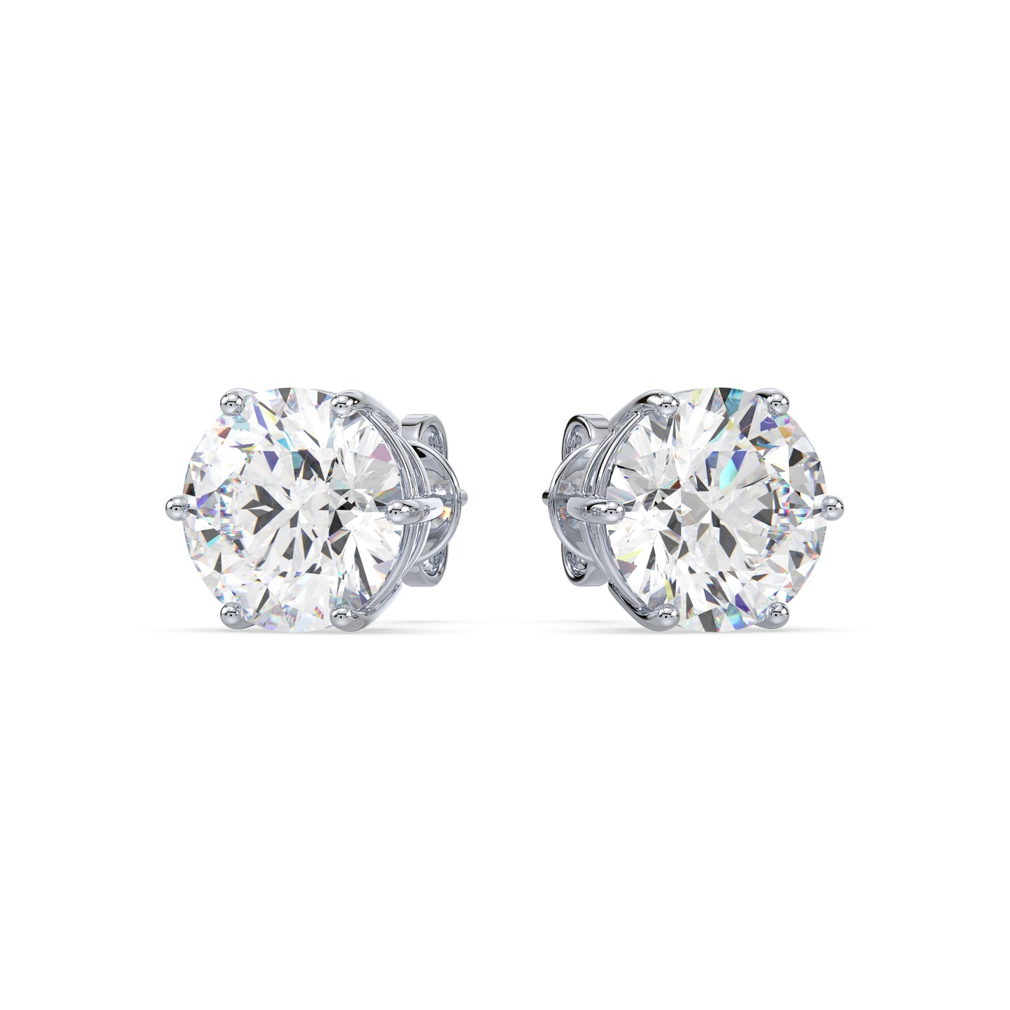 Classic Round Diamond Studs