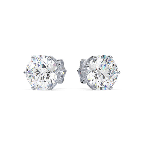 Classic Round Diamond Studs