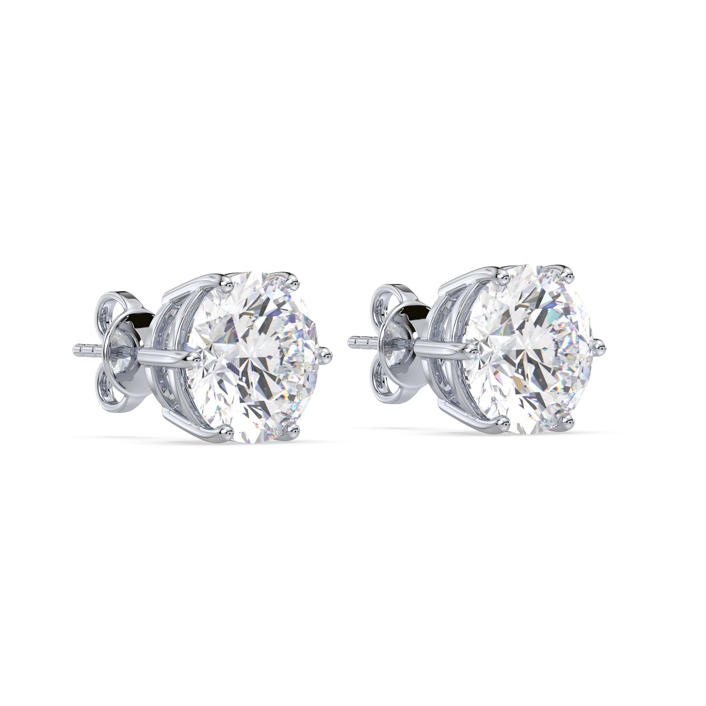 Classic Round Diamond Studs