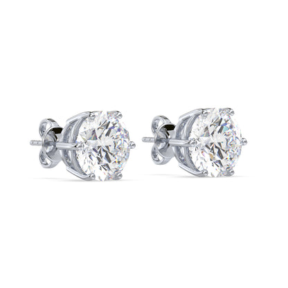 Classic Round Diamond Studs